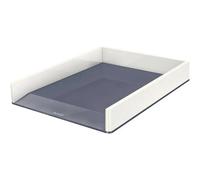 Leitz 1264380 5361-10-01 WOW Duo Vassoio porta documenti DIN A4, DIN C4 Bianco,