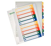 Leitz 12930000 intercalare Indice a linguetta numerico Polipropilene (PP) NEW