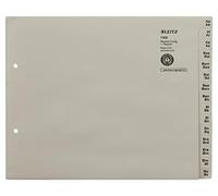 Leitz 13080085 - Cartoncini divisori alfabetici A-Z, larghezza formato A4, color