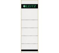 Leitz 1642 - Targhette per raccoglitori standard, autoadesive, corte, larghe (grigio, 30 pezzi)