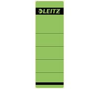 Leitz 1642 - Targhette per raccoglitori standard, autoadesive, corte, larghe (verde, 30 pezzi)