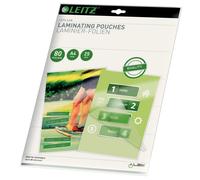 Leitz 16917 Laminate Pouch A4 80 Micron Pack of 25 Standard A4 2x80 Pack 25