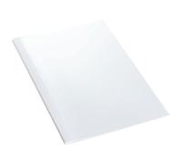 Leitz 177151 - Cartellina per rilegatura termica con copertina lucida trasparente, formato A4, dorso di 3 mm, 25 pezzi, colore bianco