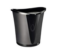 Leitz 18 Litre Waste Bin, Plastic, Allura Range, Black