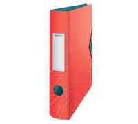 Leitz 180° Active Urban Chic A4 Lever Arch File, Red, Curved Spine 65mm Width, E
