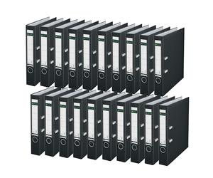 Leitz 180° Lever Arch File Plastic 50 mm Raccoglitore ad Anelli Plastica Nero