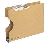 Leitz 20460000 da appendere, in plastica, 60 mm, con base, in carta Kraft, colore: marrone naturale