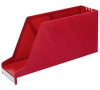Leitz 24270025 - Raccoglitore orizzontale, 20 pezzi, formato A4, colore: Rosso