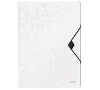 Leitz 3-Flap Folder, Holds up to 150 A4 Sheets, Elastic Closure, Flexible Plasti