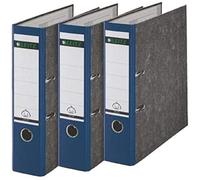 Leitz 310305035 - Raccoglitori di qualit 180A, con fessure, A4 larghi, 3 pezzi,