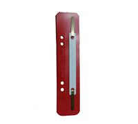 Leitz 3710-00-25 - Confezione da 25 fogli per quaderni e raccoglitori in polipropilene, 3,5 x 15,8 cm, colore: Rosso