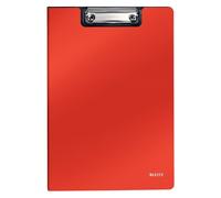 Leitz 39621050 Foam Solid A4 Clip File - Light Green Light red