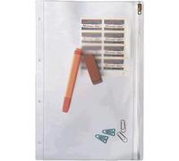 Leitz 4040-00-00 Tasca con zip DIN A4 Trasparente 1 pz.