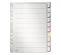 Leitz 43700000 intercalare Indice a linguetta vuota Polipropilene (PP) Grigio NEW