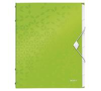Leitz 46330054 A4 Divider Book, Holds Up to 200 Sheets, Integrated Index with 6