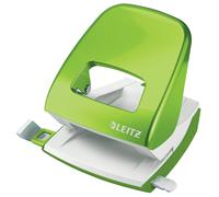 Perforatore 5008 New NeXXt WOW - passo 8 cm - massimo 30 fogli - 2 fori - verde lime - Leitz