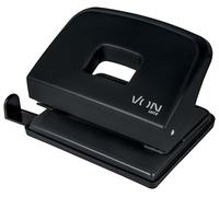 Leitz 50200095 - Perforatore, per 20 fogli, con indicazioni di formato, dimensioni compatte ideali per casa, ufficio o scuola, metallo e plastica, colore nero