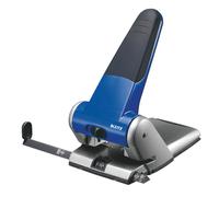LEITZ - 51800135 - Perforatore 5180 - passo 8 cm - max 65 fogli - 2 fori - blu - Leitz - 49714 - Conf. da 1 Pz.