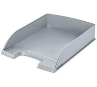 LEITZ 52270084 Plus Standard, Vaschetta Porta Corrispondenza, Formato A4, Colore Argento, 1 Pezzo