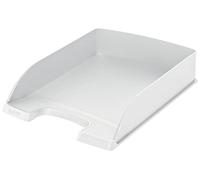 LEITZ 52270203 Plus Standard, Vaschetta Porta Corrispondenza, Formato A4, Colore Trasparente Satinato, 1 Pezzo