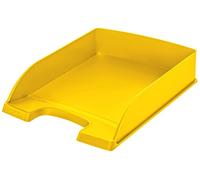 LEITZ 52270215 Plus Standard, Vaschetta Porta Corrispondenza, Formato A4, Colore Giallo, 1 Pezzo