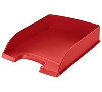 LEITZ 52270220 Plus Standard, Vaschetta Porta Corrispondenza, Formato A4, Colore Rosso, 1 Pezzo