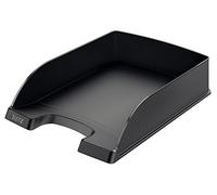 LEITZ 52270295 Plus Standard, Vaschetta Porta Corrispondenza, Formato A4, Colore Nero, Confezione da 5 pezzi