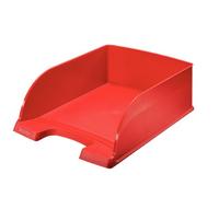 LEITZ 52330025 Plus Jumbo - Vaschetta Porta Corrispondenza In Formato A4, Rosso, 255 x 103 x 357, 1 Pezzo