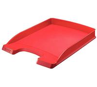 LEITZ 52370025 Plus Slim - Vaschetta Porta Corrispondenza In Formato A4, Rosso, 255 x 35 x 357, 1 Pezzo