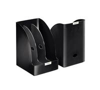 LEITZ - 52390095 - Portariviste Leitz Plus Jumbo - 24 x 31 x 21 cm - nero - Leitz - 72064 - Conf. da 1 Pz. - 52390095