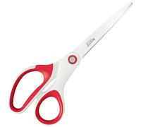 Leitz WOW Forbici Multiuso in Titanio, per Destrimani o Mancini, con Impugnatura Ergonomica, 8 cm x 1,7 cm x 20,5 cm, Rosso, 53192026