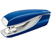 Leitz 55020035 Ergonomic Metal Stapler, Blue, 30 Sheets