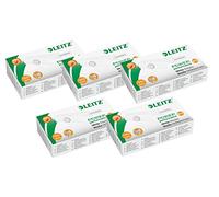 Leitz 55540000, set da 5 scatole da 1000 punti metallici per spillatrice P3 (per un totale di 5000 pezzi), da 24/6 mm bianco