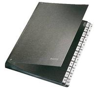 Leitz 5824-00-95 Cartellina classificatrice 5824 Cellulosa spessa Nero DIN A4