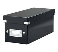 Leitz 6041-00-95 Contenitore per CD 30 CD Cartone laminato Nero 1 pz. (L x A x