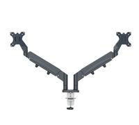 LEITZ - 65370089 - Braccio salvaspazio - per 2 monitor - grigio scuro - Leitz - 103572 - Conf. da 1 Pz. - 65370089