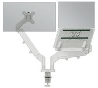 Leitz Supporto per Monitor Singolo da 17'' a 32", Braccio salvaspazio da scrivania ergonomico con Rotazione Sinistra/Destra, Inclinazione e Capacità di Carico fino a 18 kg, Piastra VESA, 65380085