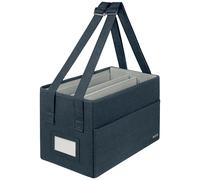 Leitz Borsa In Tessuto per Laptop e Accessori, con Manici Regolabili, 370 x 210 x 220 mm, Grigio Velluto, 65760089