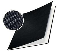 Copertine Impressbind - rigide - 7 mm - finitura lino - nero - Leitz - scatola 10 pezzi