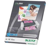 Leitz 7480 Pellicola per plastificazione DIN A4 100 micron lucida 100 pz.