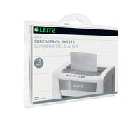 LEITZ - 80070000 - Fogli lubrificati per distruggidocumenti Leitz IQ - Leitz - scatola 12 pezzi - 92606 - Conf. da 1 Pz. - 80070000