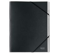 Leitz A4 Card Divider Book File, Integrated Index with 6 Compartments, Elastic B