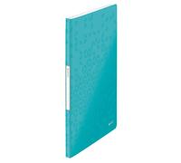 LEITZ WOW listino fogli fissi - 40 buste - dim. 31 x 23 cm - Acqua marina metallizzato - 46320151