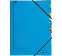 Leitz A4 Divider Book, Holds Up to 200 Sheets, 7 Compartments, Elastic Closure,