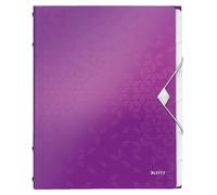 Leitz A4 Divider Book, Holds Up to 200 Sheets, Integrated Index with 6 Compartme