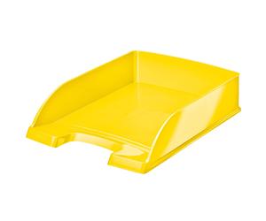 Leitz A4 Letter Tray, Yellow, WOW Range, 52263016