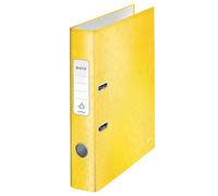 Leitz A4 Lever Arch File, Yellow, 50 mm spine width, WOW Range, 10060016