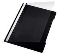 Leitz A4 Standard Plastic File, Pack of 25, 250 Sheet Capacity, Black, 41910095