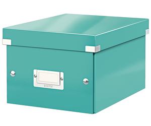 Leitz A5 Storage Box, Click and Store Range 60430051 - Small, Ice blue Ice Blue