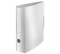 Leitz Lever Arch File, Arctic white, A4, Curved spine 8.2 cm width, Elastic fast